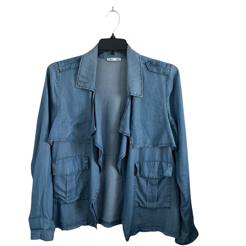 Dex brand Denim look Ladies Jacket-Ladies Size Large